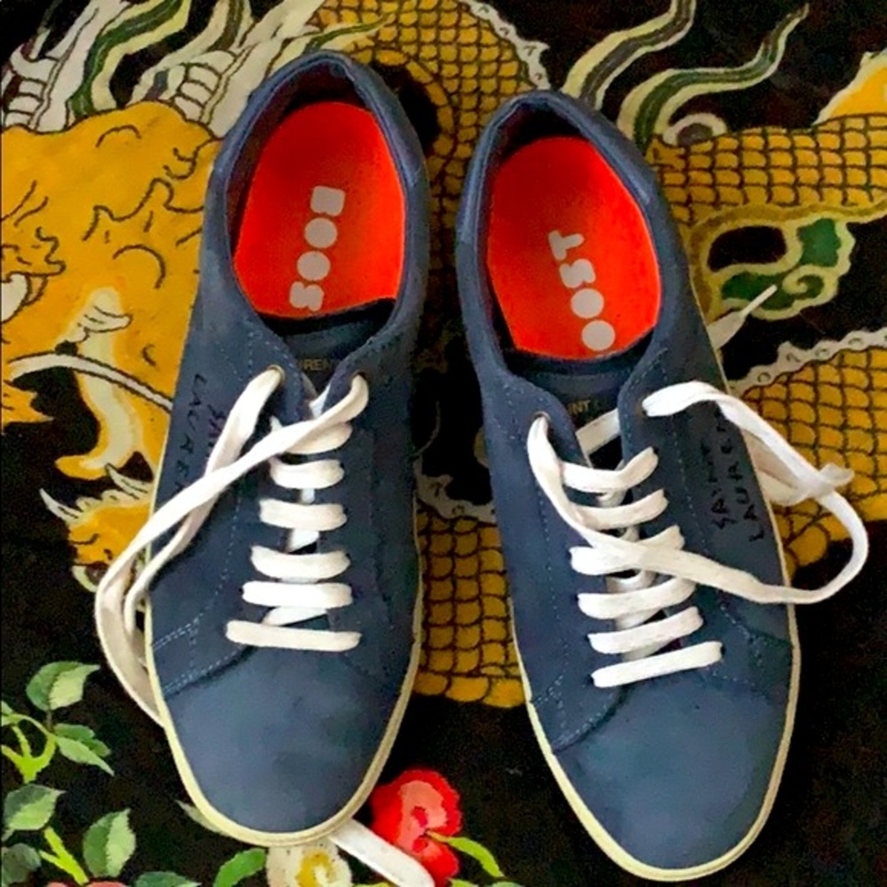 Saint Laurent court classic sneakers .